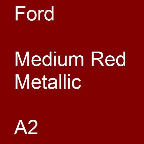 Ford, Medium Red Metallic, A2.